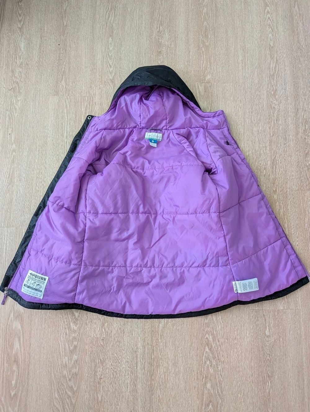 Columbia Jacket Girls Large Full Zip Hooded
